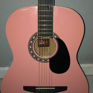 Rogue Starter Acoustic Guitar Pink